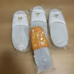 ディズニーホテル　アメニティ　スリッパ4点セット