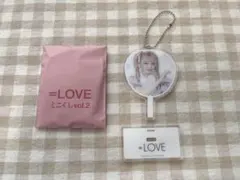 ＝LOVE ミニくじ ミニうちわ型アクリルスタンドキーホルダー 齋藤樹愛羅