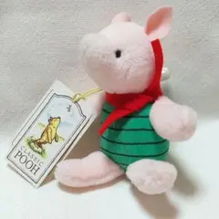 【希少・当時物】クラシック・プー ピグレット ぬいぐるみバッジ ディズニーのサムネイル