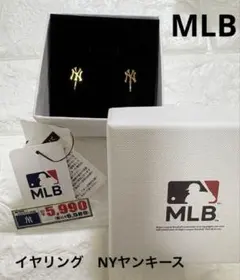 MLB フープピアス ゴールド - メルカリ