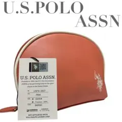 タグ付き U.S. POLO ASSN. ポロ 化粧ポーチ 2637 ピンク