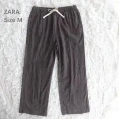 ZARA グレー イージーパンツ 大人カジュアル