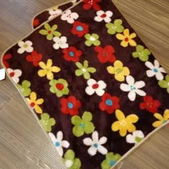 花柄ブランケット