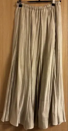 Mila Owen ボリュームギャザーマキシスカート ベージュ 0