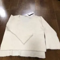 earth music&ecology アイボリー Vネック ニット