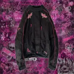 Y2K 蝶々 アウター ジャケット