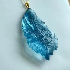 ⭐︎【高級】天然 アクアマリン ペンダントトップ k18 9.28g - メルカリ
