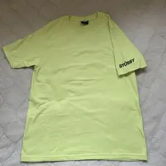 STÜSSY ライムグリーン Tシャツ M