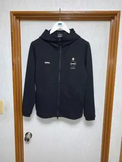 S 美品 F.C.R.B. RELAX FIT ZIP UP HOODIE