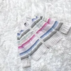 baby GAP⭐️ (1歳半〜2歳) ニットセーター カラフル フリース ボア