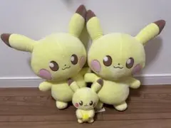 【美品】ポケピース ピカチュウ ぬいぐるみセット