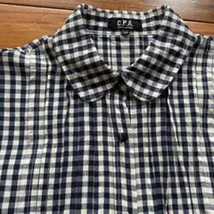 C.P.A. チェック柄 長袖シャツブラウス