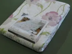 コットン素材花柄ピンク表面綿100%シングルサイズ