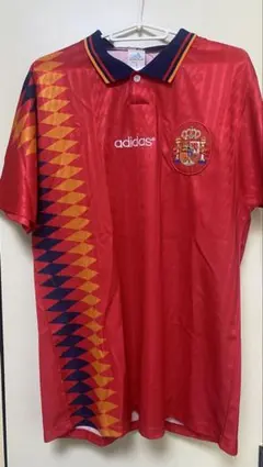 adidas スペイン代表 ユニフォーム 9番 グアルディオラ 1994年W杯