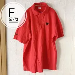赤半袖ポロシャツ　大きめ