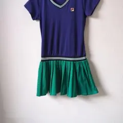 FILA テニスウェア ワンピース パープル グリーンのサムネイル