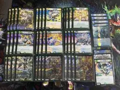 デュエルマスターズ　トリーヴァゴルギーオージャー デッキ　パーツ付き　光水自然