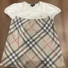 BURBERRY バーバリー　チェック柄　チュニック　トップス　ワンピース