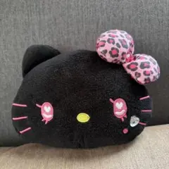 ハローキティ　フェイスリールパスケース　ギャル3 ピンク　豹柄