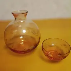 ガラス徳利 ぐい呑み セット