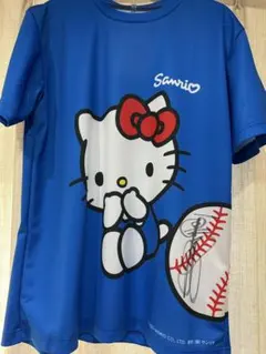 Sanrio BASEBALL ACADEMY Tシャツ　原監督直筆サイン Sanrio BASEBALL ACADEMY Tシャツ 原監督直筆サイン - メルカリ