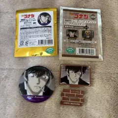 名探偵コナン　場面写トレーディング　缶バッジ&ミニアクリルスタンド　松田陣平