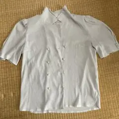 襟付きブラウス 半袖