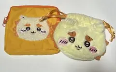 ちいかわ シーサー おかお巾着　もこもこポーチ2 ガチャガチャ カプセルトイ