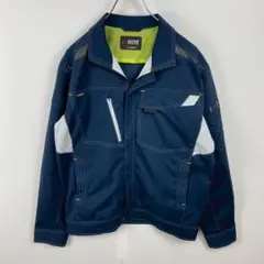 美品 AITOZ アイトス 長袖サマーブルゾン 作業服 ワークウェア ストレッチ