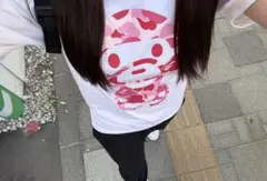 A BATHING APE ピンクカモ ベイビーマイロ Tシャツのサムネイル