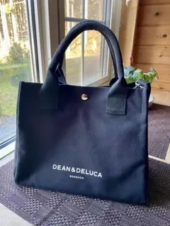 DEAN & DELUCA ブラックトートバッグ