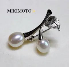 極美品✨希少】MIKIMOTO ハート 6珠 パール ブローチ シルバー - メルカリ