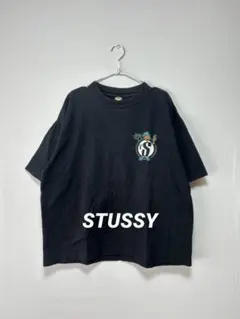 old stussy ステューシー バックプリント Tシャツ L
