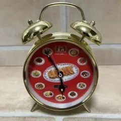 餃子の王将 置時計 目覚まし時計