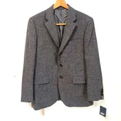 新品✨ランズエンド　テーラードジャケット　カシミヤ混　グレー