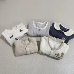 ベビー服　ロンパース　5点セット　50 60 70