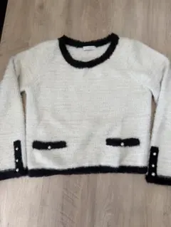 PROPORTION パールボタン付トップス