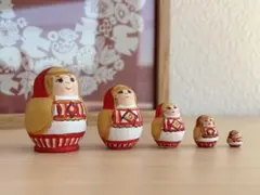 マルンコーヴァさん作　スネグーラチュカ　雪娘　マトリョーシカ　メゼーニ塗りのサムネイル