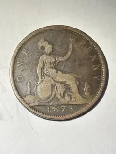 美品❗️イギリス1ペニー銀貨（マウンディ銀貨）1862年※ダブルストライクエラー 美品❗️イギリス1ペニー銀貨（マウンディ銀貨）1862年※ダブル