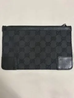 GUCCI グッチ GG柄 二つ折り財布 ブラック シェリーライン - メルカリ