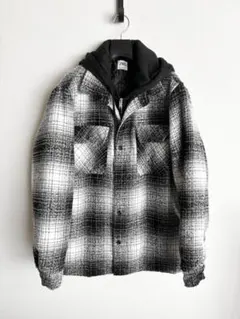 【値下げ交渉可能⭕️】ZARA チェック柄 フード付き キルティング ジャケット