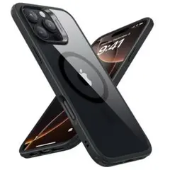 ESR iPhone 16 Pro Max用クリアブラックケース