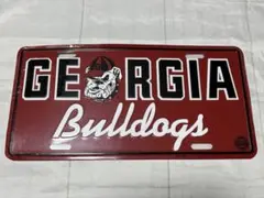 Georgia Bulldogs プレート