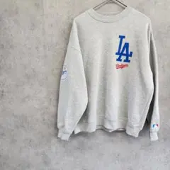 MLB ドジャース　裏起毛　トレーナー　スウェット　レディース　M