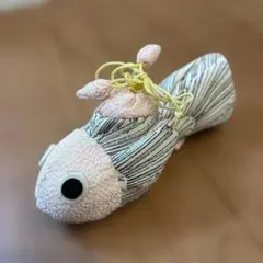 ハンドメイド 金魚モチーフ インテリア小物 古着物