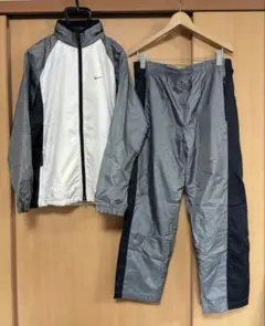 NIKE 90s ナイロンジャケット　セットアップ　銀タグ　Y2K ノームコア