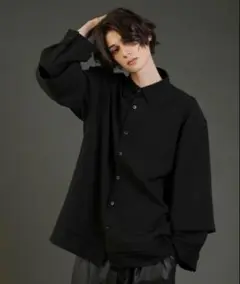 ［UNLILL］リラクシングフェイクレイヤード ワイドスリーブシャツ