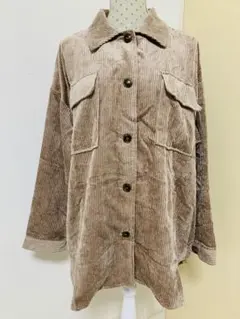 新品未使用品⭐️アプレジュール オーバーサイズシャツ コーデュロイ