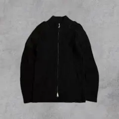 00s archive y2k double zip up knit