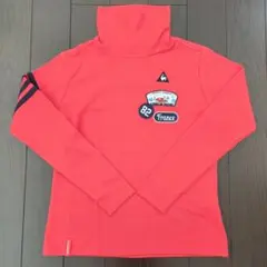 le coq sportif 赤 タートルネックフリース レディース